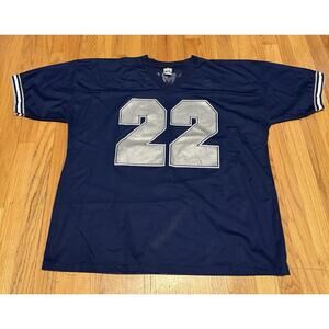 Vintage Dallas Cowboys Emmitt Smith #22 Jersey Mens Size XXL Blue NFL Competitor